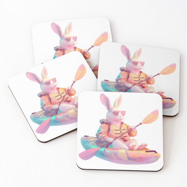 Item preview, Rabbit in boat designed and sold by ArtfulPlay.
