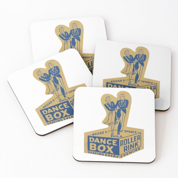 Item preview, Philadelphia Pennsylvania Dance Box Roller Rink Roller Skating Rink Sticker Decal Label Design 2 designed and sold by tislord.