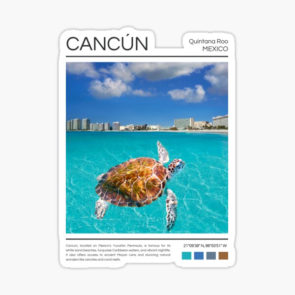 Vista previa del artículo con la obra «Cancún - México - Fotografía», diseñado y vendido por StudioRedKoala.