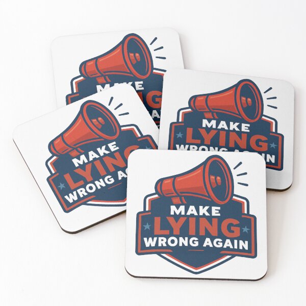 Item preview, Make Lying Wrong Again | Political Protest Anti-Corruption Graphic designed and sold by DynamiteGrAphIcsArt.