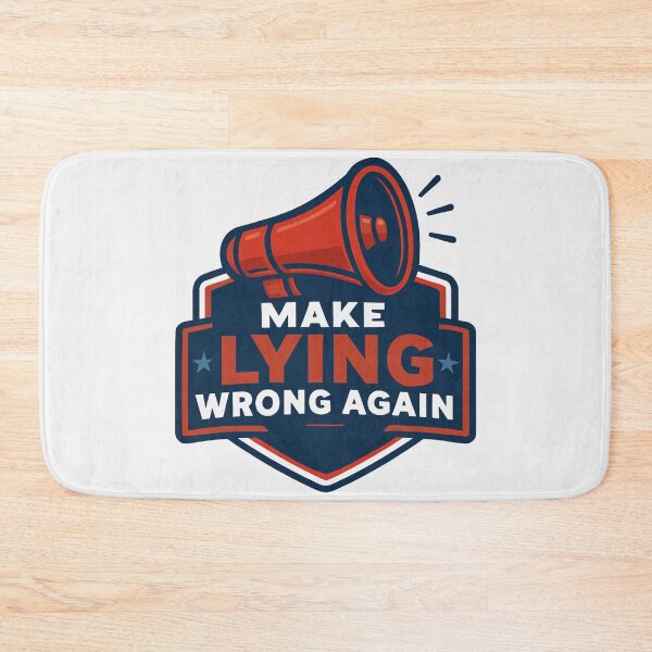 Item preview, Make Lying Wrong Again | Political Protest Anti-Corruption Graphic designed and sold by DynamiteGrAphIcsArt.