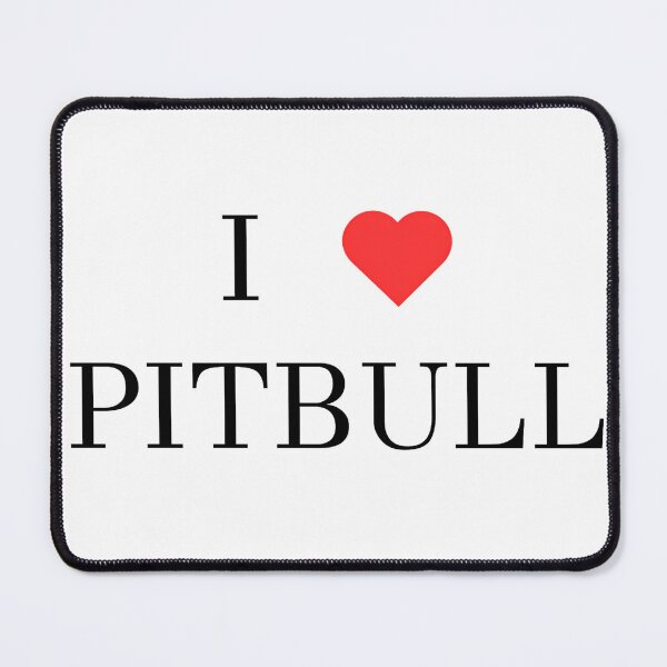 Item preview, I ❤️ PITBULL designed and sold by silverowlet.