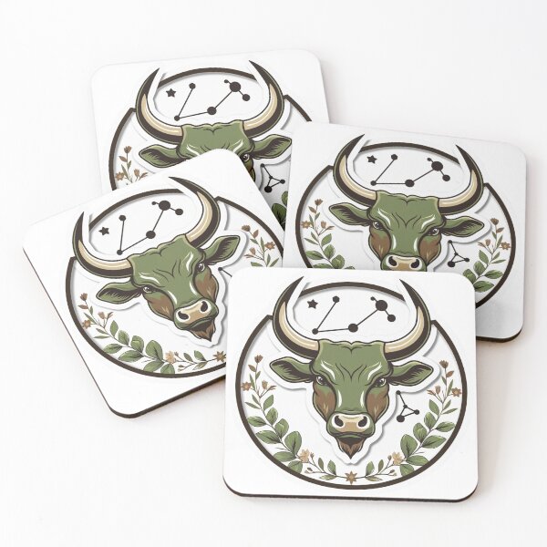 Item preview, Taurus Zodiac Sign – Earthy & Elegant Bull Illustration designed and sold by KiValuate.