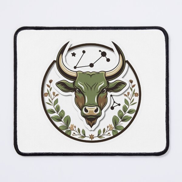 Item preview, Taurus Zodiac Sign – Earthy & Elegant Bull Illustration designed and sold by KiValuate.