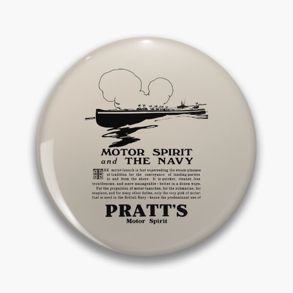 Item preview, British WW1 Navy Motor Launch Pratt Vintage Ad Artwork designed and sold by MilitaryMart.