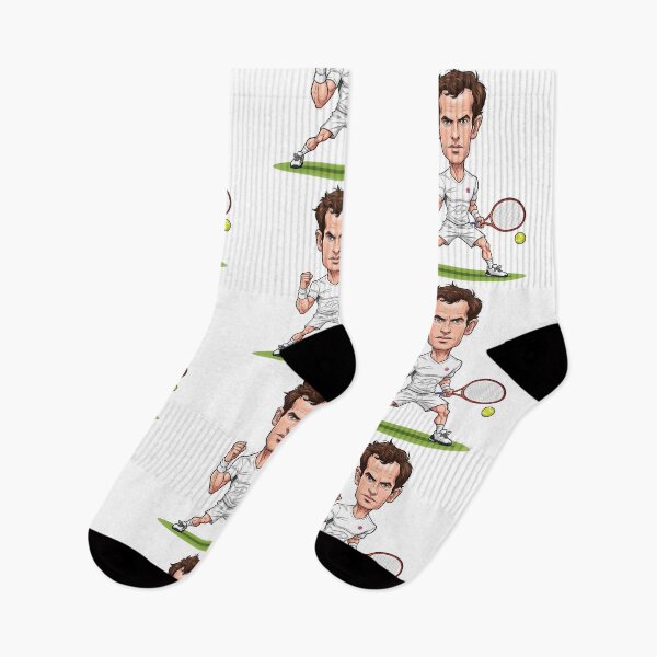 Item preview, Funny caricature of Andy Murray the Tennis Player Grand Slam Legend  designed and sold by vectorlove.