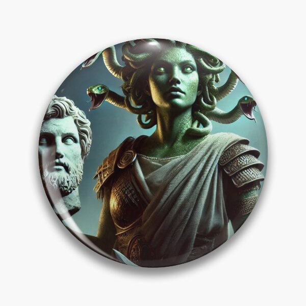Item preview, Medusa holding the head of perseus designed and sold by Empyreantattoo.