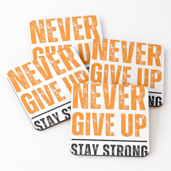 Item preview, Never give up designed and sold by vystekimages.