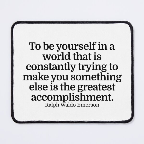 Item preview, Ralph Waldo Emerson Quote designed and sold by CharmStudio.