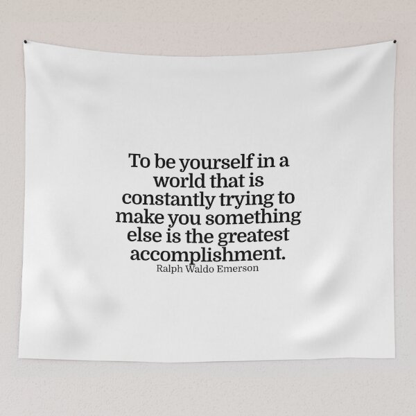 Item preview, Ralph Waldo Emerson Quote  designed and sold by CharmStudio.