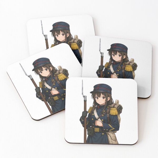 Item preview, Anime Girl with Musket designed and sold by RAWLIFEGRAPHIC.