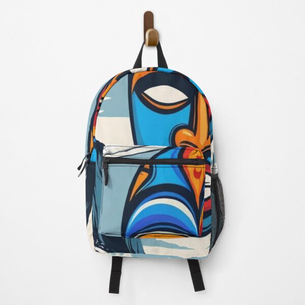 Item preview, Cape Flattery Tribal Mask & Cliffs — Bold Coastal Art Design designed and sold by jelonkaa.