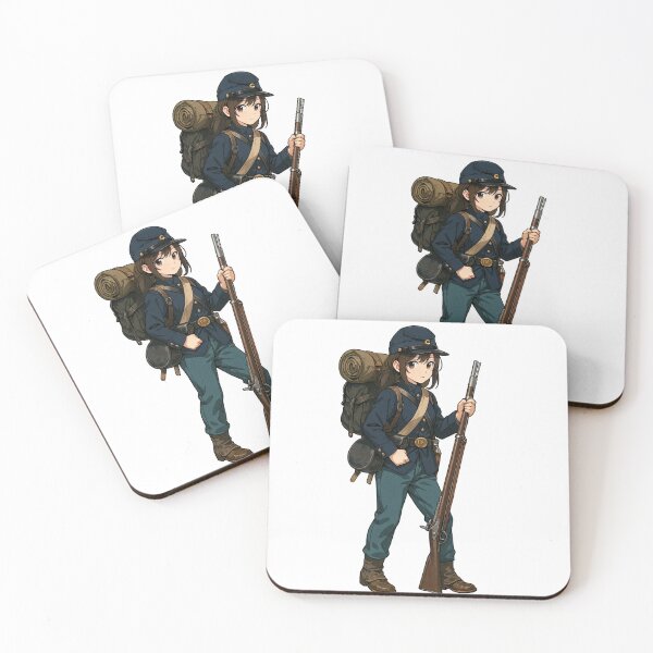 Item preview, Anime Girl with Musket designed and sold by RAWLIFEGRAPHIC.