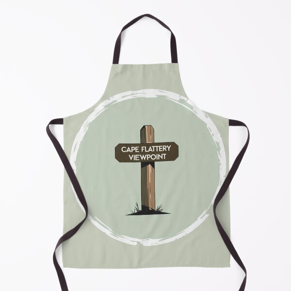 Item preview, Cape Flattery Viewpoint Sign — Minimalist Pacific Northwest Art designed and sold by jelonkaa.