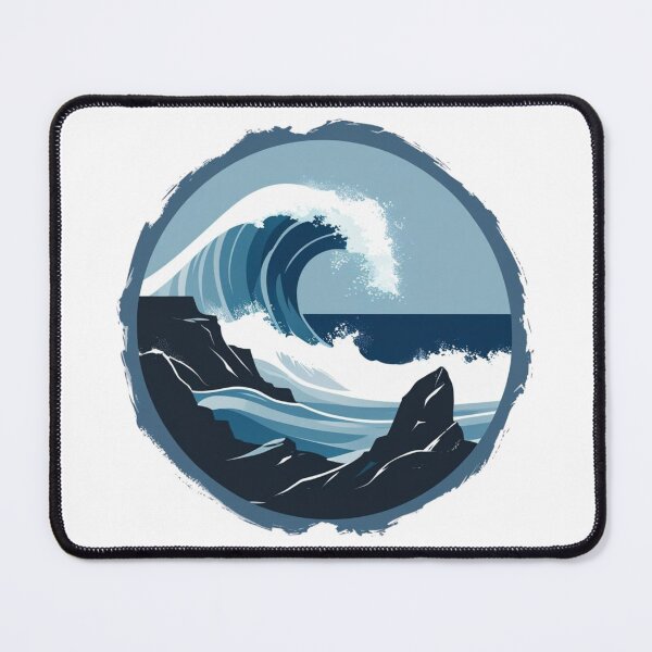 Item preview, Cape Flattery Ocean Wave — Powerful Coastal Cliff Art designed and sold by jelonkaa.