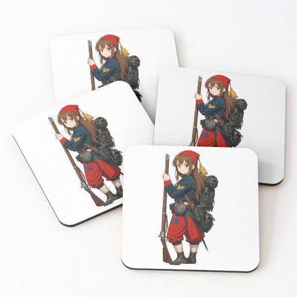 Item preview, Anime Girl with Musket designed and sold by RAWLIFEGRAPHIC.