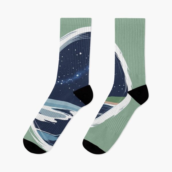 Item preview, Cape Flattery Night Lighthouse — Coastal Stargazing Art designed and sold by jelonkaa.