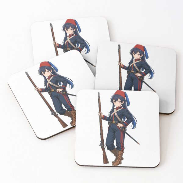 Item preview, Anime Girl with Musket designed and sold by RAWLIFEGRAPHIC.