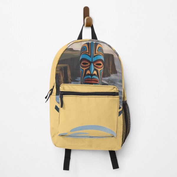 Item preview, Cape Flattery Totem Mask — Coastal Tribal Art Print designed and sold by jelonkaa.