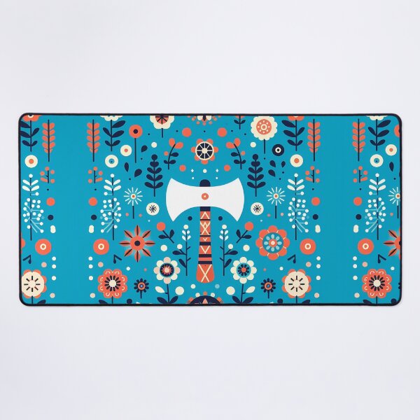 Item preview, Scandinavian Folk Art Double Axe – Symbolic Nordic Design by heidiannemorris designed and sold by FOLK ART FUSION by heidiannemorris.
