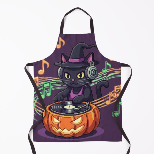 Item preview, Dj cat halloween designed and sold by veejiras.