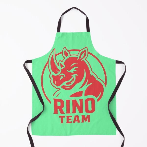 Artikelvorschau, Rino Team – Wildes rotes monochromes Nashorn-Maskottchen-Logo entworfen und verkauft von VALQUIRIAMX.