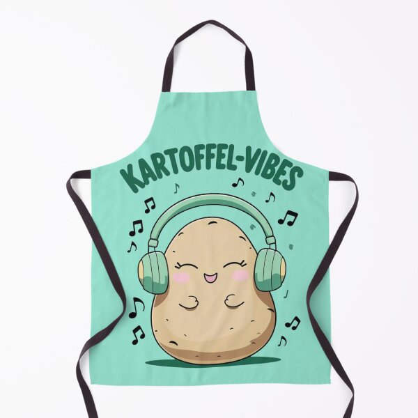 Item preview, Kartoffel-Vibes – Lustige Kawaii Kartoffel mit Kopfhörern designed and sold by jelonkaa.