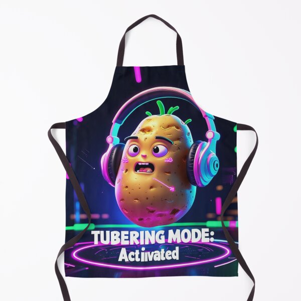 Item preview, Tubering Mode Activated – Funny Kawaii Rave Potato Design designed and sold by jelonkaa.