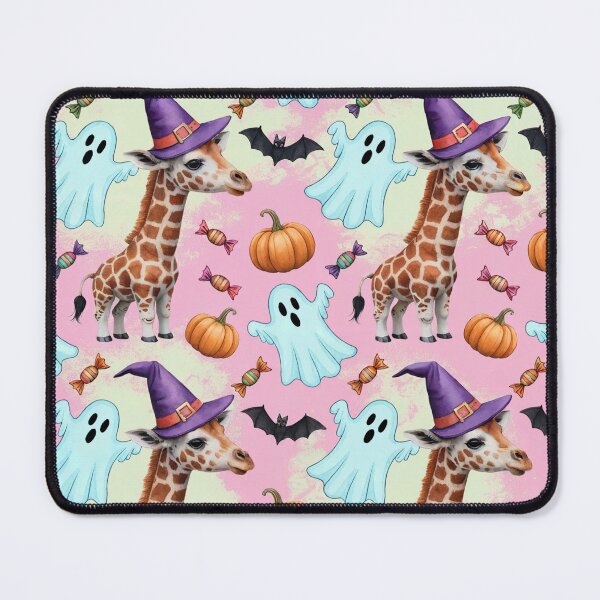 Item preview, A playful giraffe Halloween pattern designed and sold by YourSocialBae.