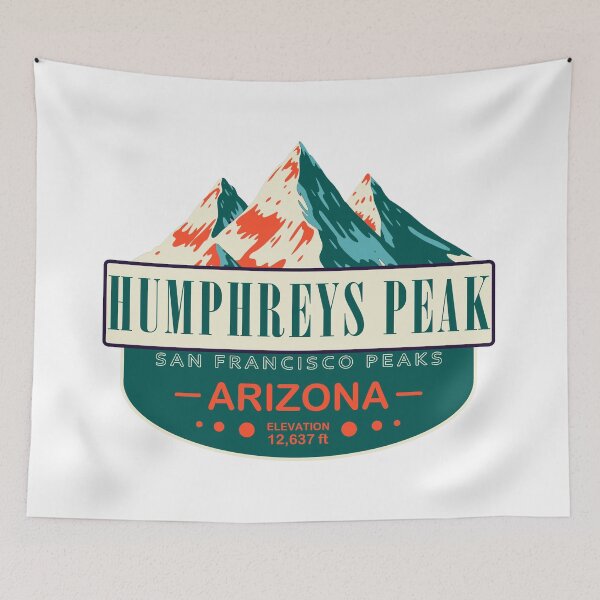 Item preview, Humphreys Peak, San Francisco Peaks, Arizona, Mountain Badge designed and sold by Wanderful-roads.