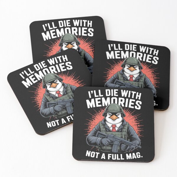 Item preview, "I’ll Die With Memories Not A Full Mag - Penguin  designed and sold by UTkiKK.
