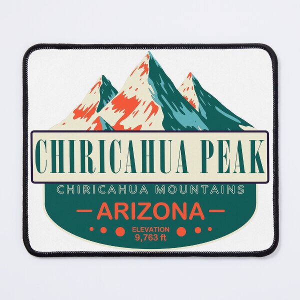 Item preview, Chiricahua Peak, Chiricahua Mountains, Arizona, Mountain Badge designed and sold by Wanderful-roads.