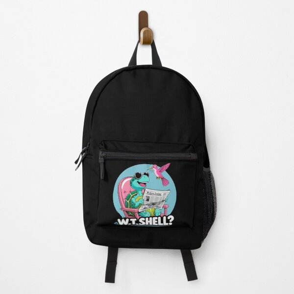 Item preview, W.T.SHELL? – Cool Turtle Reading Funny Cartoon Design designed and sold by jelonkaa.