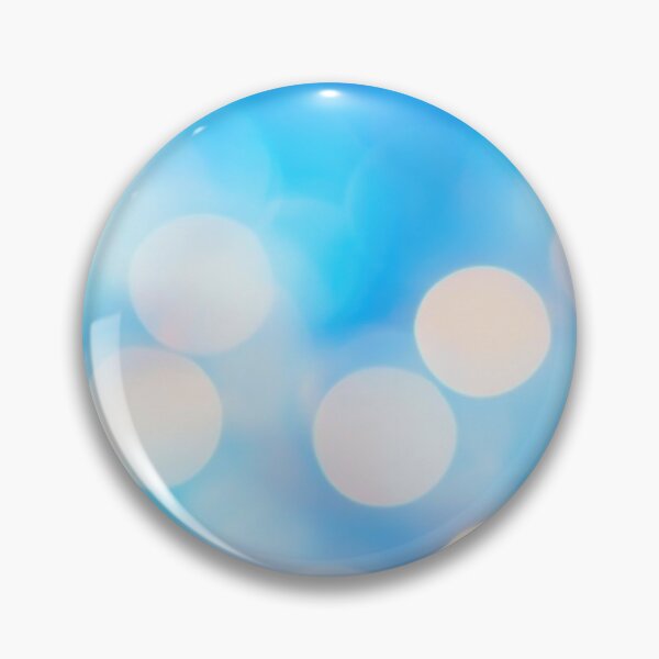 Item preview, Calming soft blue bokeh lights designed and sold by anytka.