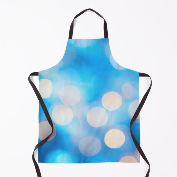 Item preview, Calming soft blue bokeh lights designed and sold by anytka.