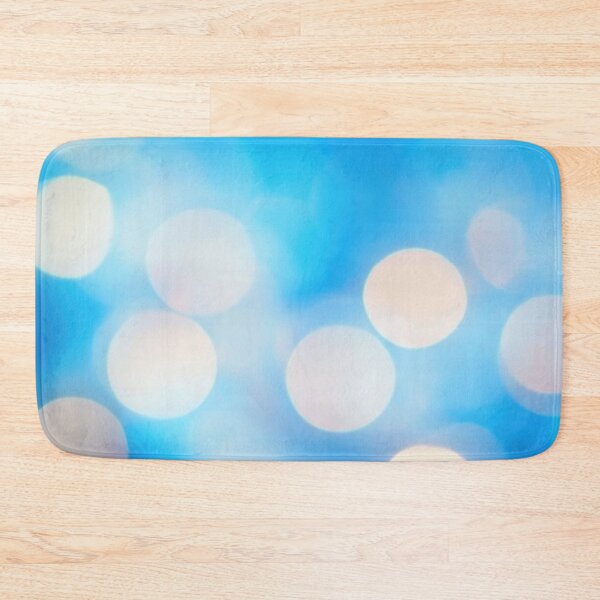 Item preview, Calming soft blue bokeh lights designed and sold by anytka.
