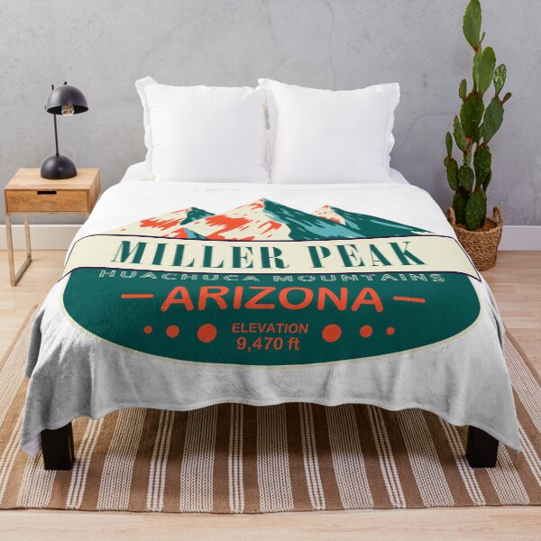 Item preview, Miller Peak, Huachuca Mountains, Arizona, Mountain Badge designed and sold by Wanderful-roads.