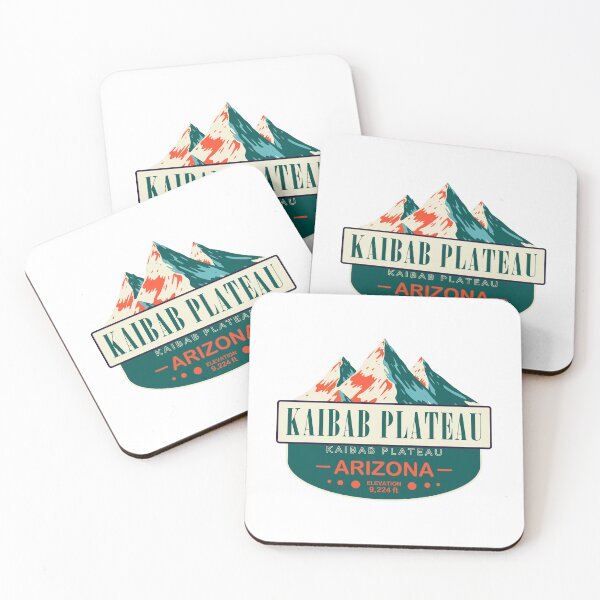 Item preview, Kaibab Plateau high point, Kaibab Plateau, Arizona, Mountain Badge designed and sold by Wanderful-roads.