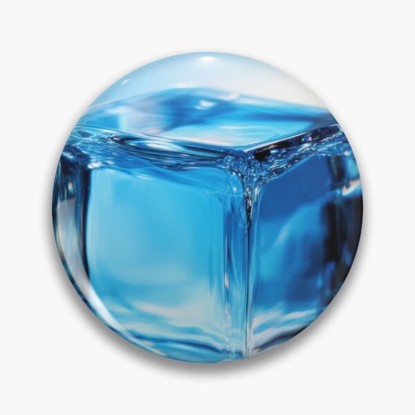 Item preview, Clear ice cube on smooth surface designed and sold by anytka.