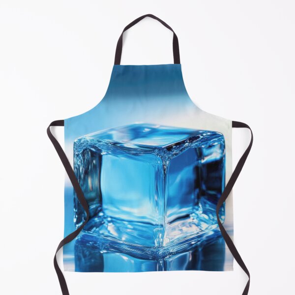 Item preview, Clear ice cube on smooth surface designed and sold by anytka.