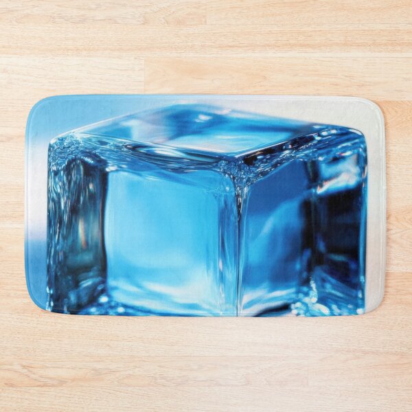 Item preview, Clear ice cube on smooth surface designed and sold by anytka.