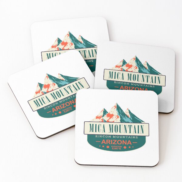Item preview, Mica Mountain, Rincon Mountains, Arizona, Mountain Badge designed and sold by Wanderful-roads.