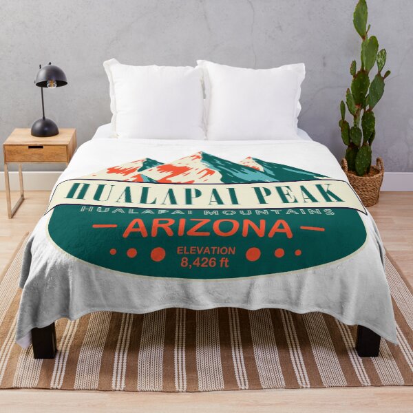 Item preview, Hualapai Peak, Hualapai Mountains, Arizona, Mountain Badge designed and sold by Wanderful-roads.