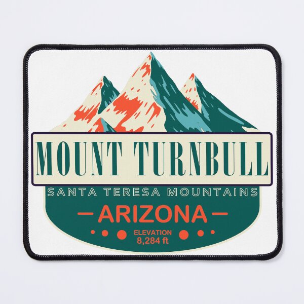Item preview, Mount Turnbull, Santa Teresa Mountains, Arizona, Mountain Badge designed and sold by Wanderful-roads.