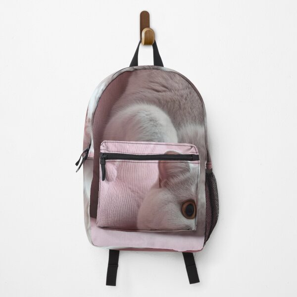 Item preview, Cute cat relaxing on pink couch designed and sold by anytka.