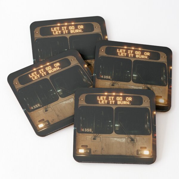 Item preview, Let It Go or Let It Burn – Urban Night Bus designed and sold by Not Hugo.