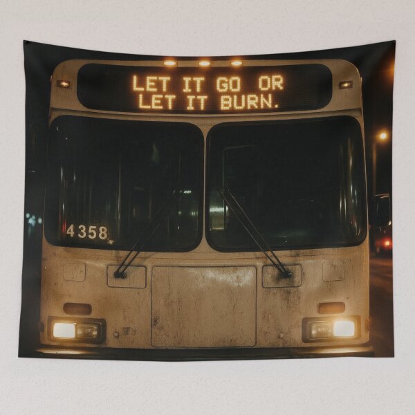 Item preview, Let It Go or Let It Burn – Urban Night Bus designed and sold by Not Hugo.