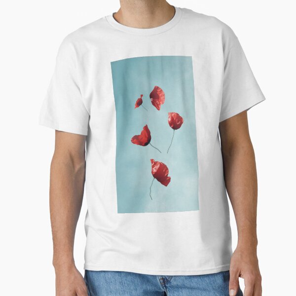 Item preview, Floating red petals against the sky designed and sold by anytka.