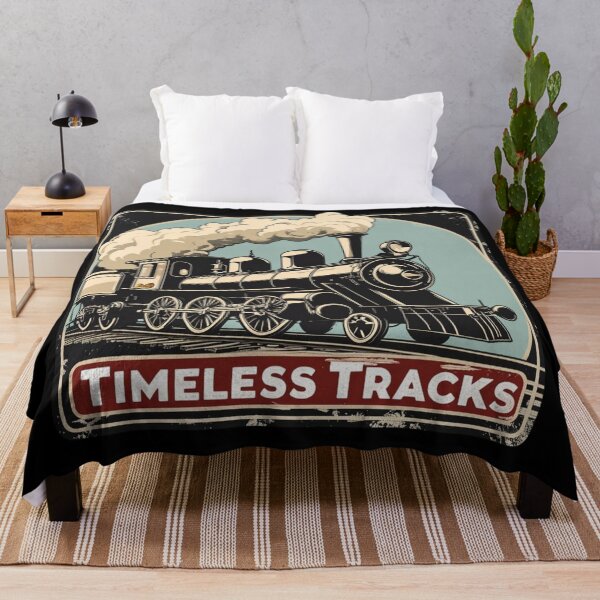 Item preview, Timeless Tracks – Vintage Steam Train Railroad Design designed and sold by jelonkaa.