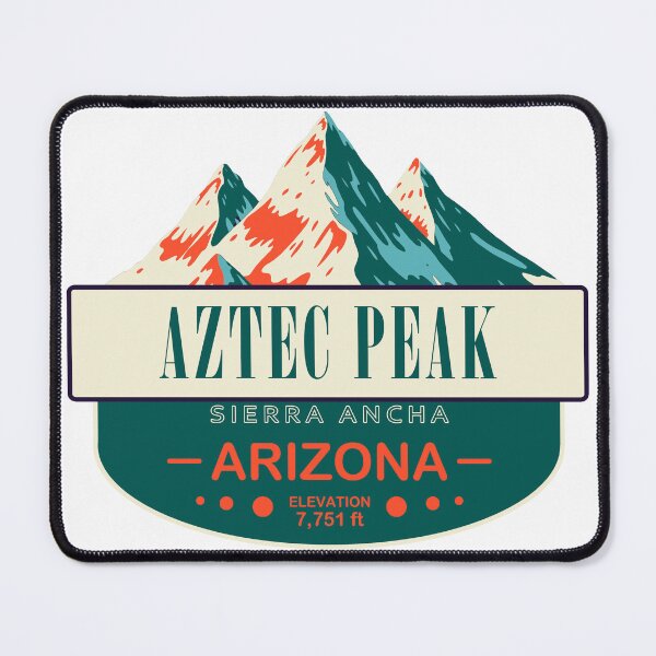 Item preview, Aztec Peak, Sierra Ancha, Arizona, Mountain Badge designed and sold by Wanderful-roads.
